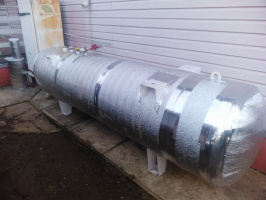 Монтаж газгольдера 2200 л в Долгопрудном для частного дома