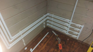 Монтаж газгольдера, котла Baxi и отопления в Долгопрудном
